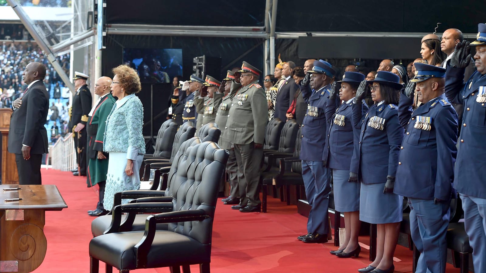Addressing a national police ceremony