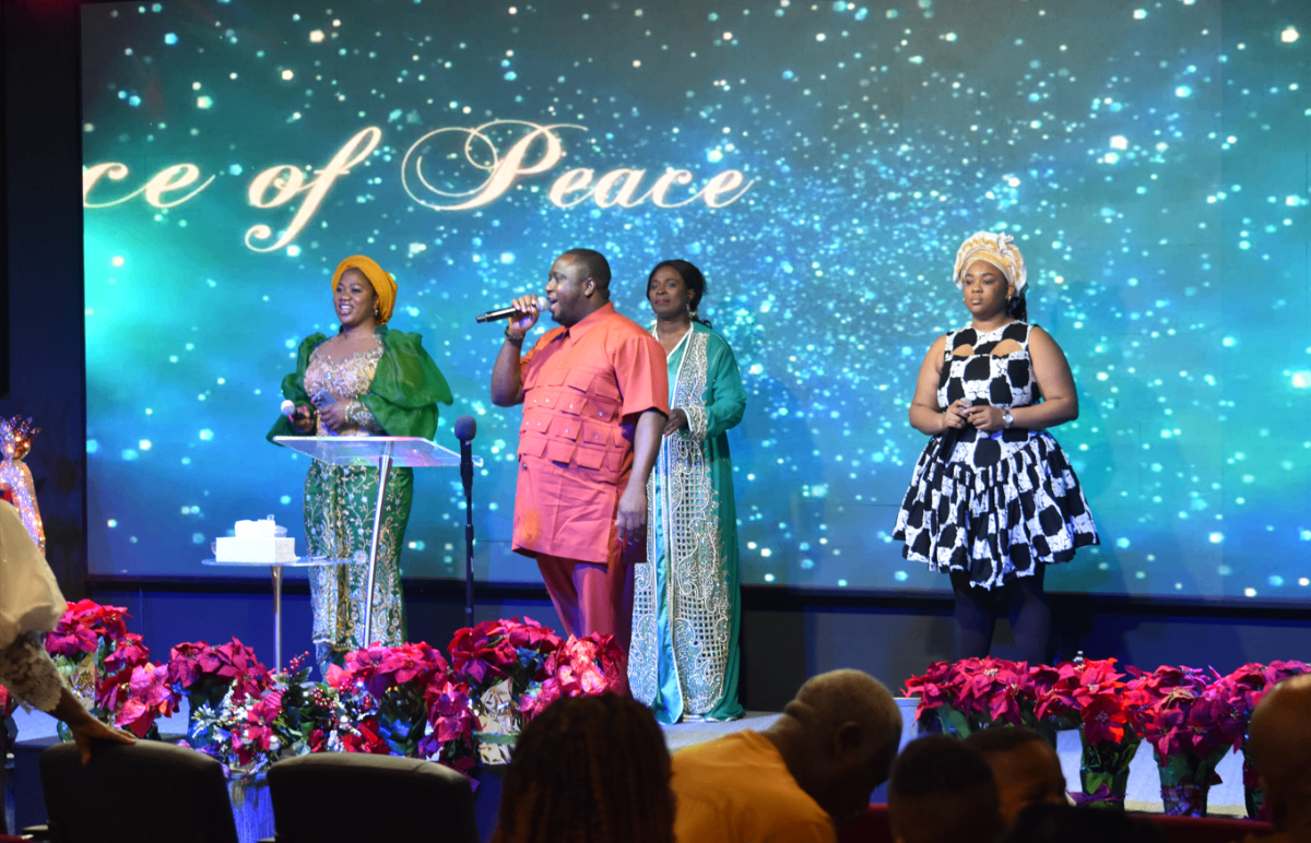RCCG Fountain of Life stage performance - Prince of Peace