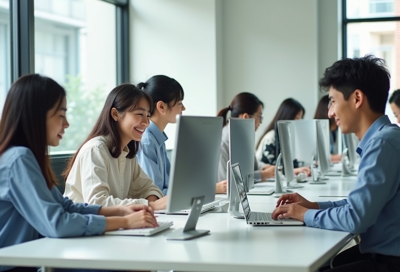 就労支援カウンセリングの様子