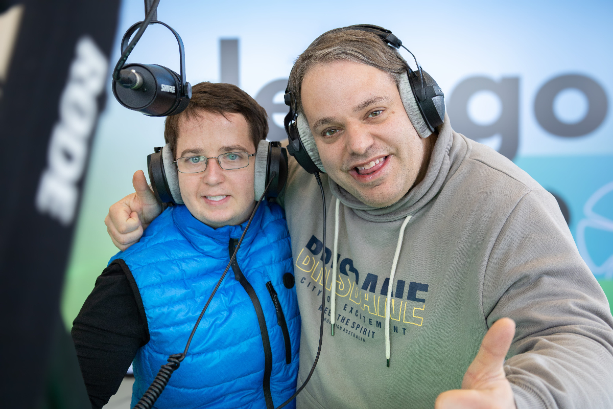 Florian Jäger und Matthias Masnata von Lemgo Radio