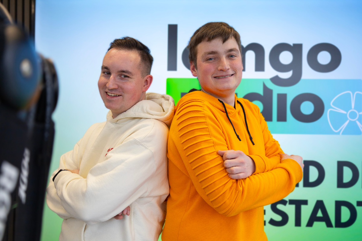 Stanley und Elias Strempel von Lemgo Radio