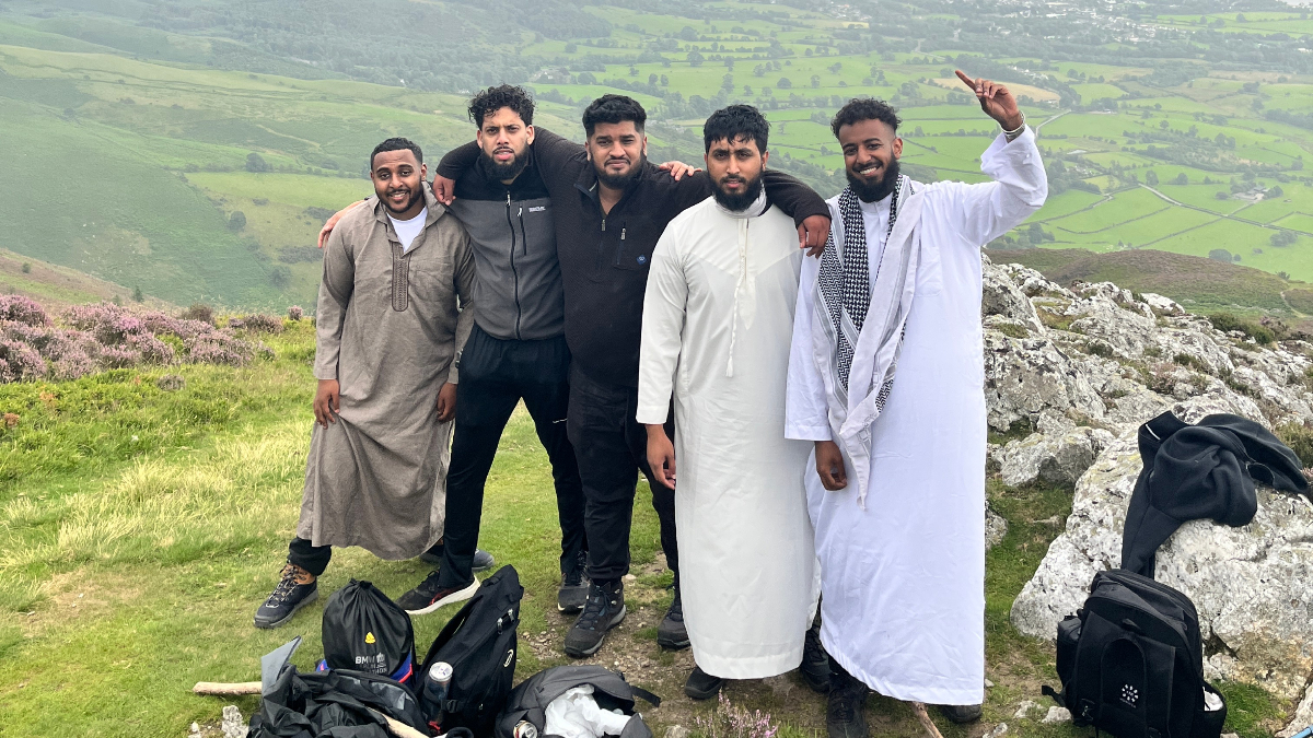 The Solace Egypt founding brothers on a hike together