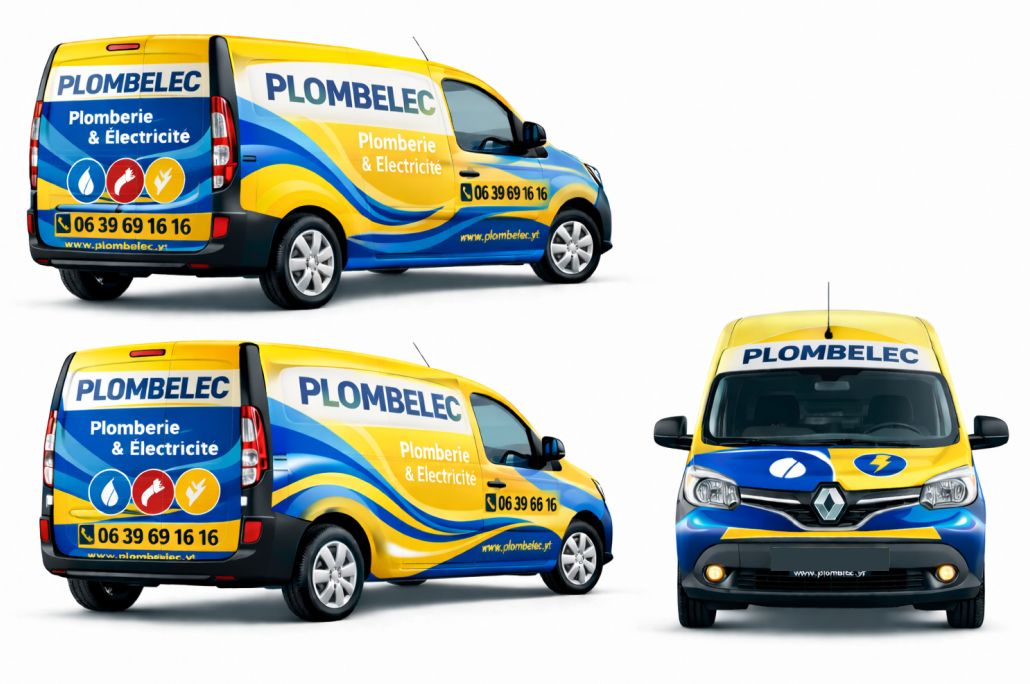 Kangoo Plombelec flocage réel