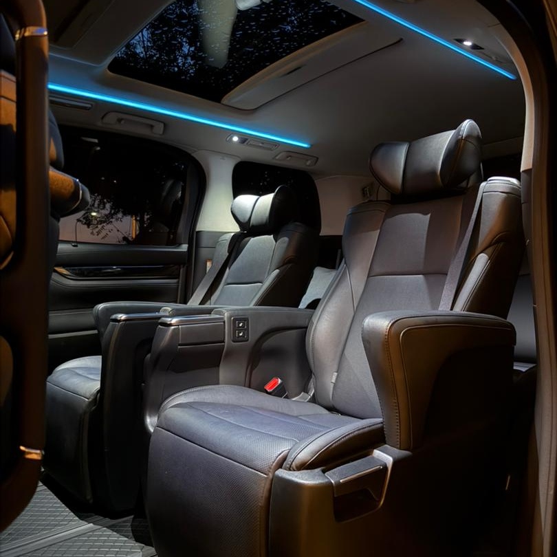 Toyota Alphard luxury interior detail