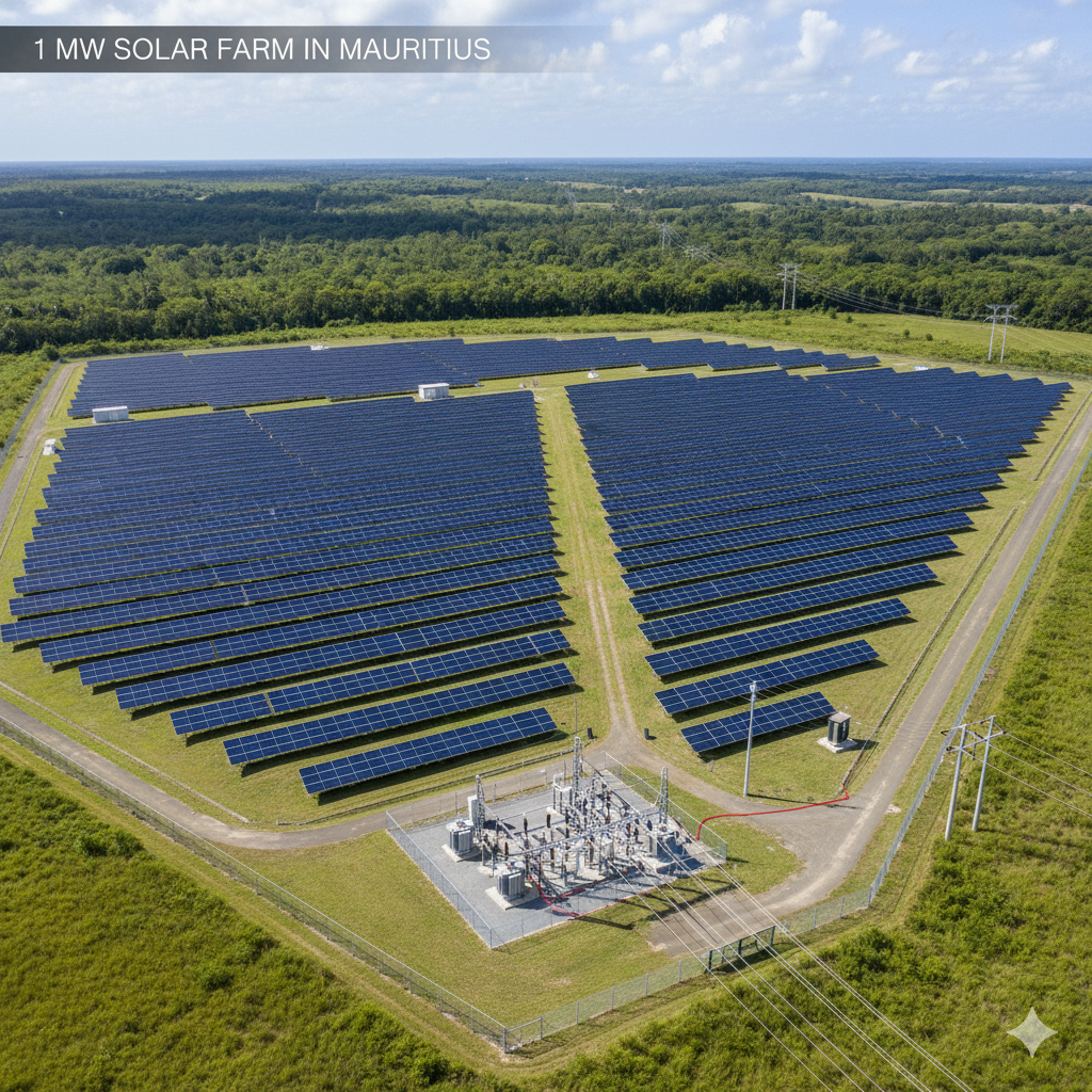 Solar Farm Construction Site