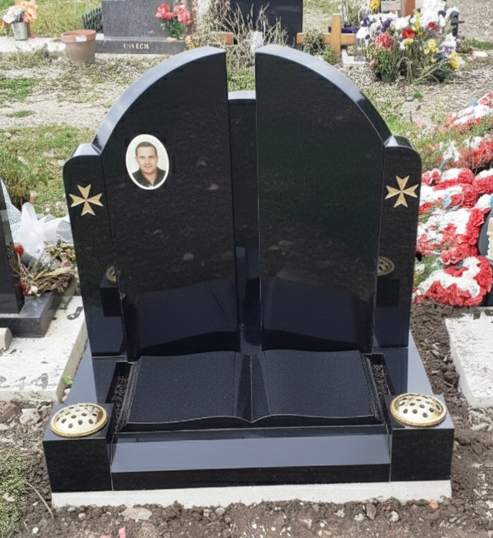 Blue Pearl Granite Memorial