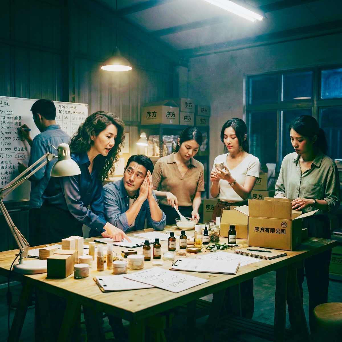 序方有限公司創業初期團隊工作照