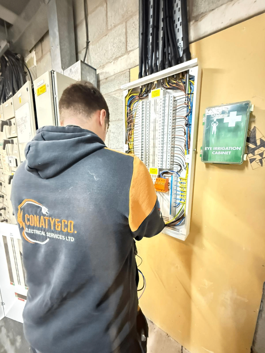 Professional house rewire work by Conaty&Co. Electrical Services