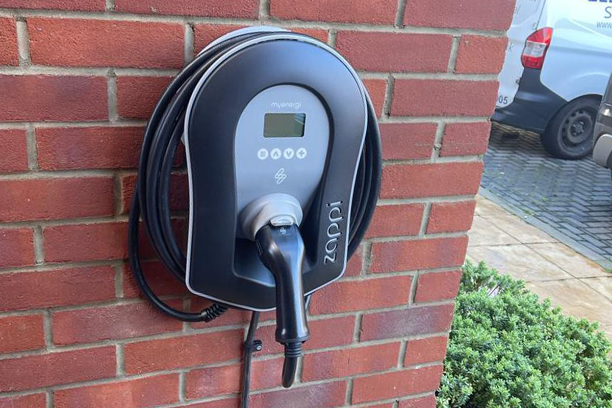 Zappi EV charger installation Cheshire