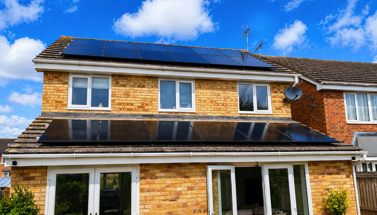 Renewable energy installation Leamington Spa – solar panels and EV charger