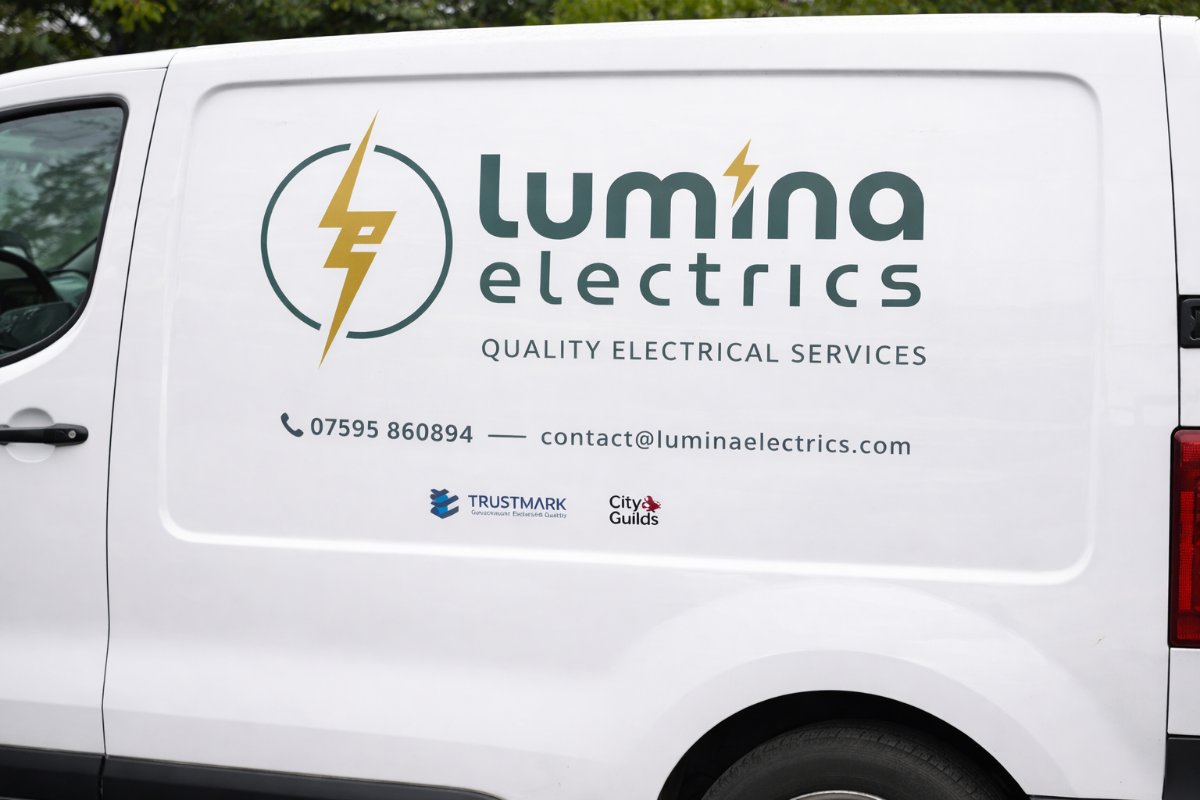 Lumina Electrics Van — Quality Electrical Services Peterborough