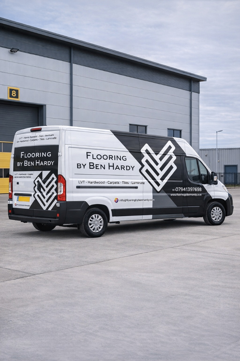 Flooring by Ben Hardy Mobile Showroom Van