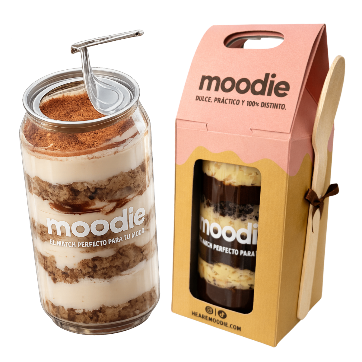 Moodie tortas en lata