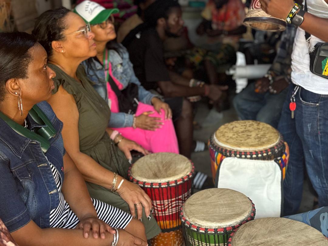 Welcome Drum Lessons at Art Center – Ghana tour destination with Eli-Way Tourism and Car Rentals