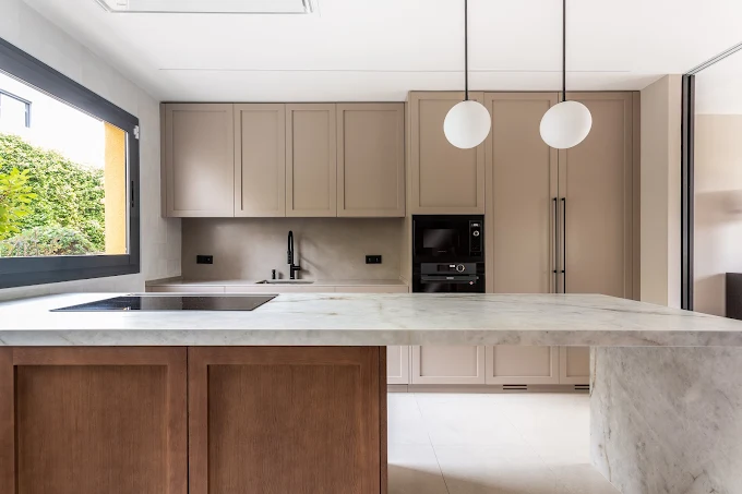 Cocina Abierta con isla Barakaldo "Vizcaya"