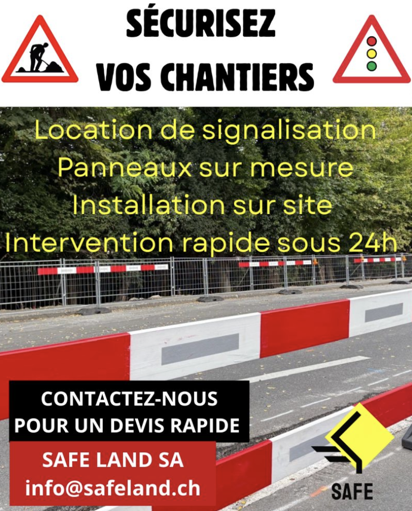 Location et installation de signalisation temporaire