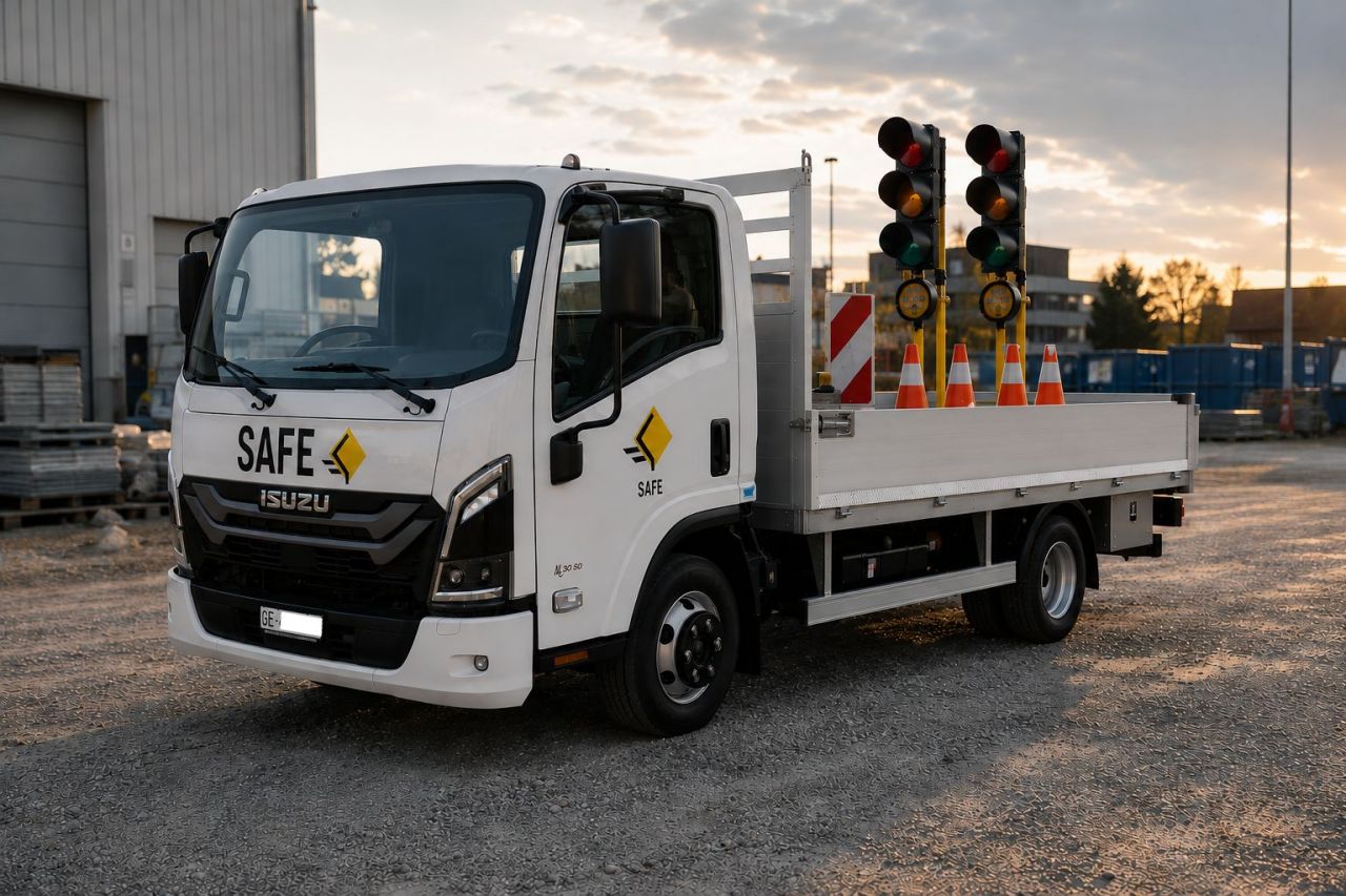 🚦 Départ pour une nouvelle mise en place de feux temporaires.