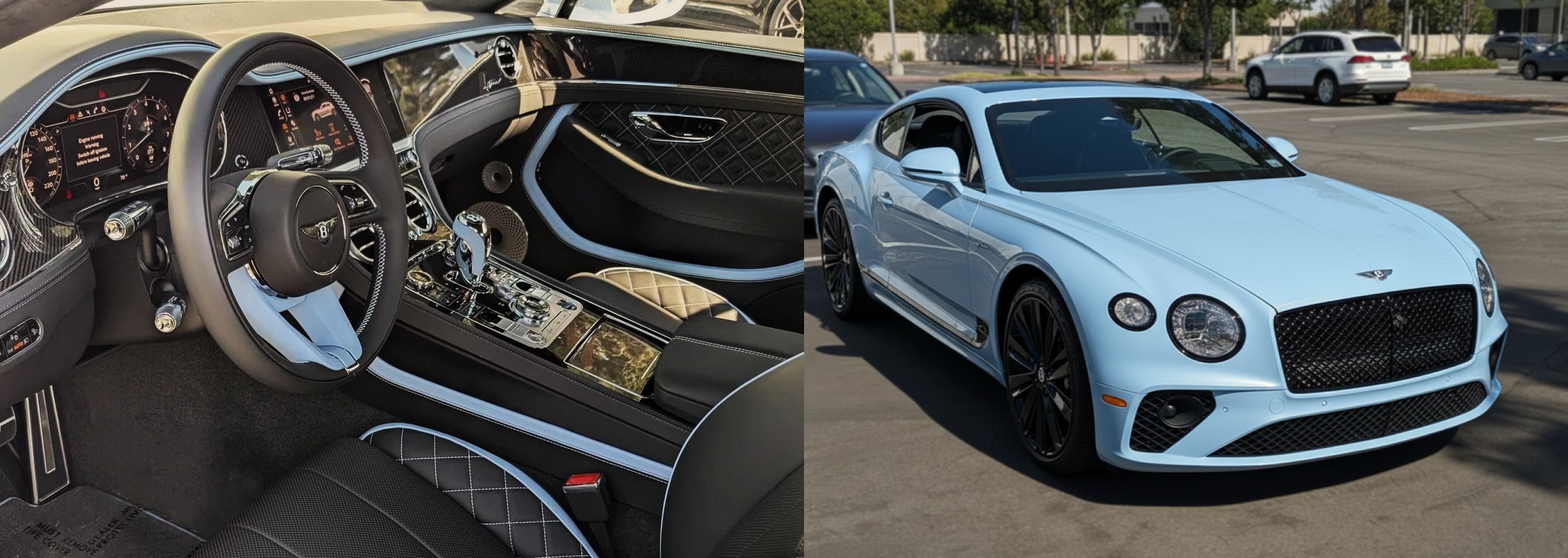 Complete vehicle transformation showing both pristine interior and polished exterior after comprehensive detailing service in Glen Burnie Maryland