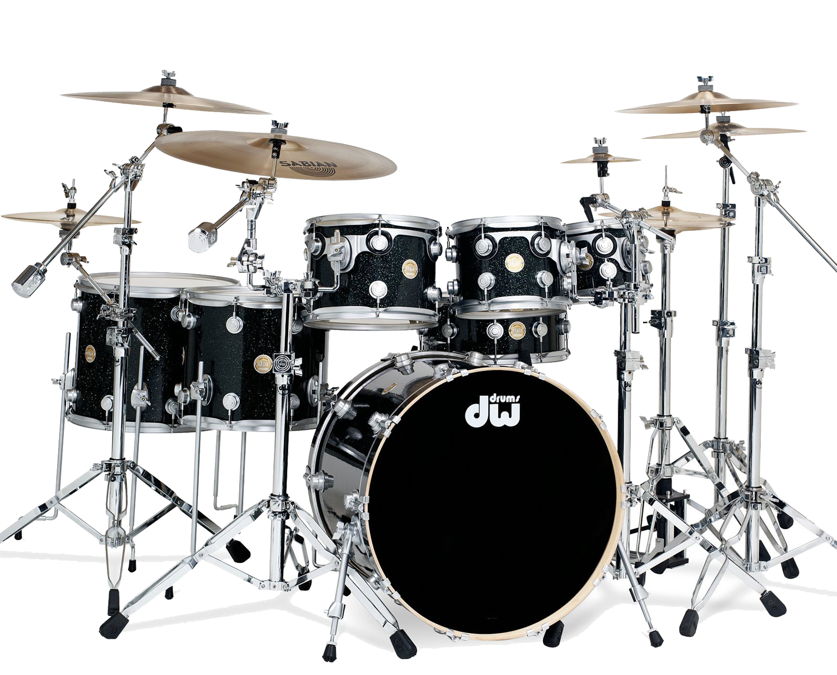 DW Collectors Series Black Ice w/ Black Hardware