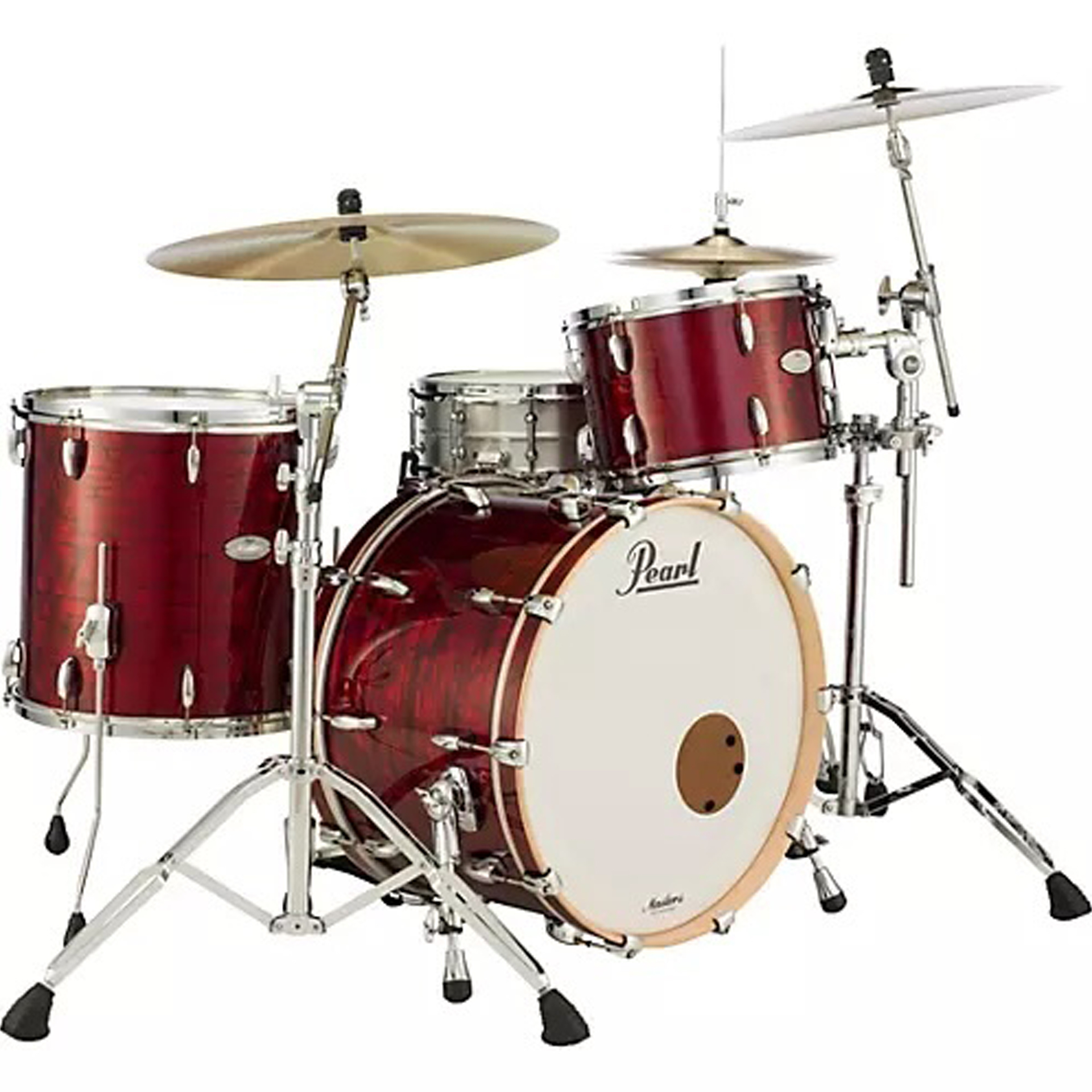 Pearl Music City Custom Masters Maple Reserve Burnt Orange Abalone