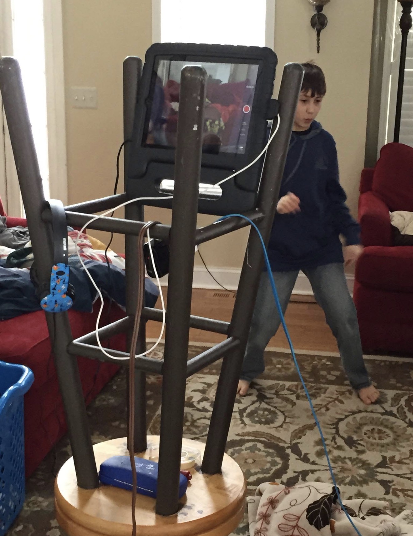 Jaden Sweeney at work