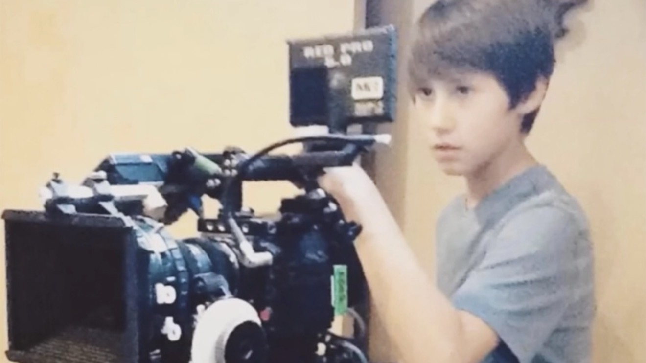 Behind the scenes on set