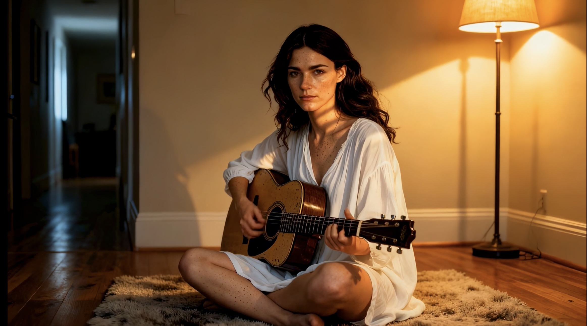 Indie Kila with guitar and books