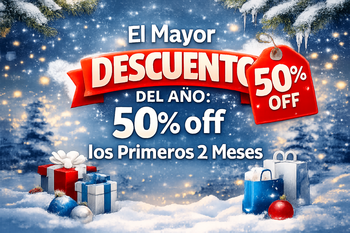 El mayor descuento del año: 50% los primeros 2 meses