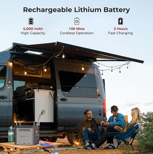 Camplux Nano 3 digital display