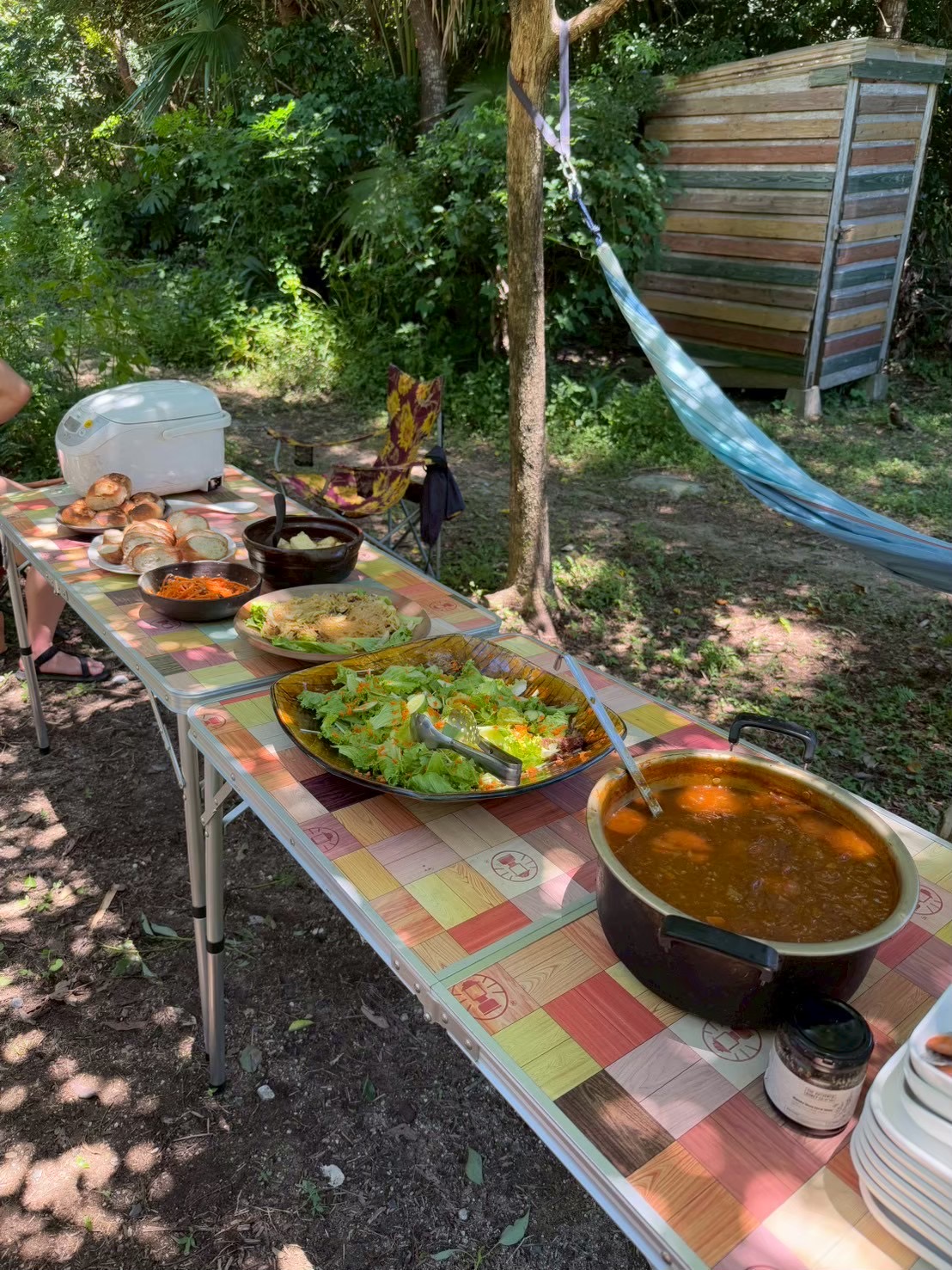 リトリート中の食事 4