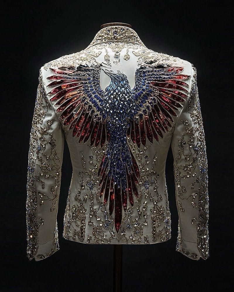 Imperial Sovereign - Original Highest Quality - Exquisite custom suit with intricate gold embellishments and luxury craftsmanship
