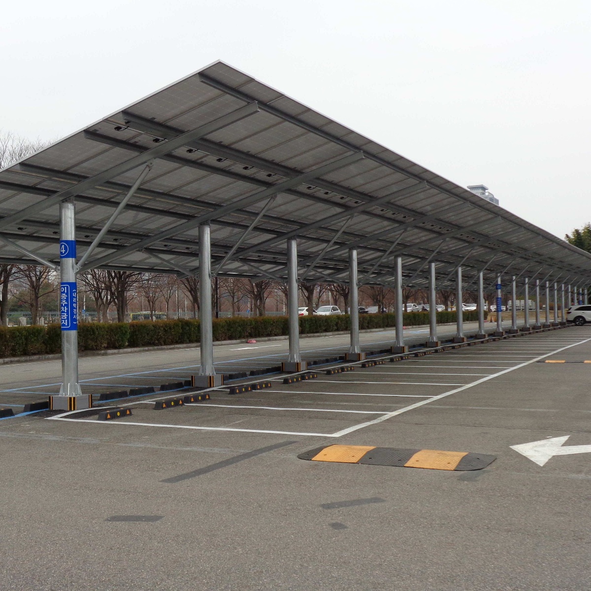 주차장 구조물 (PIPE+H-BEAM)