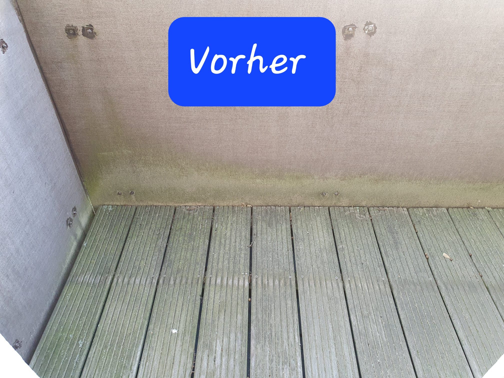 Holzboden – Vorher