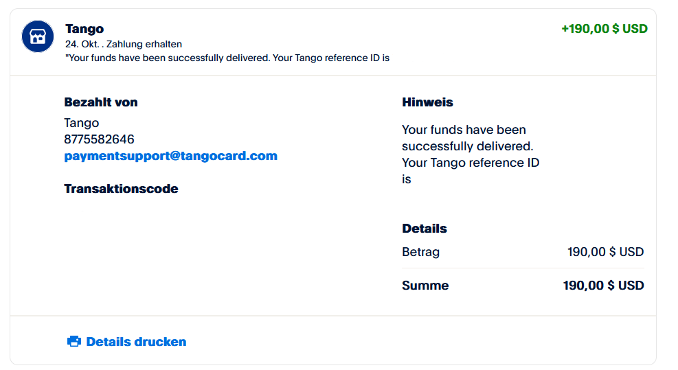 Auszahlungsbeweis Freecash