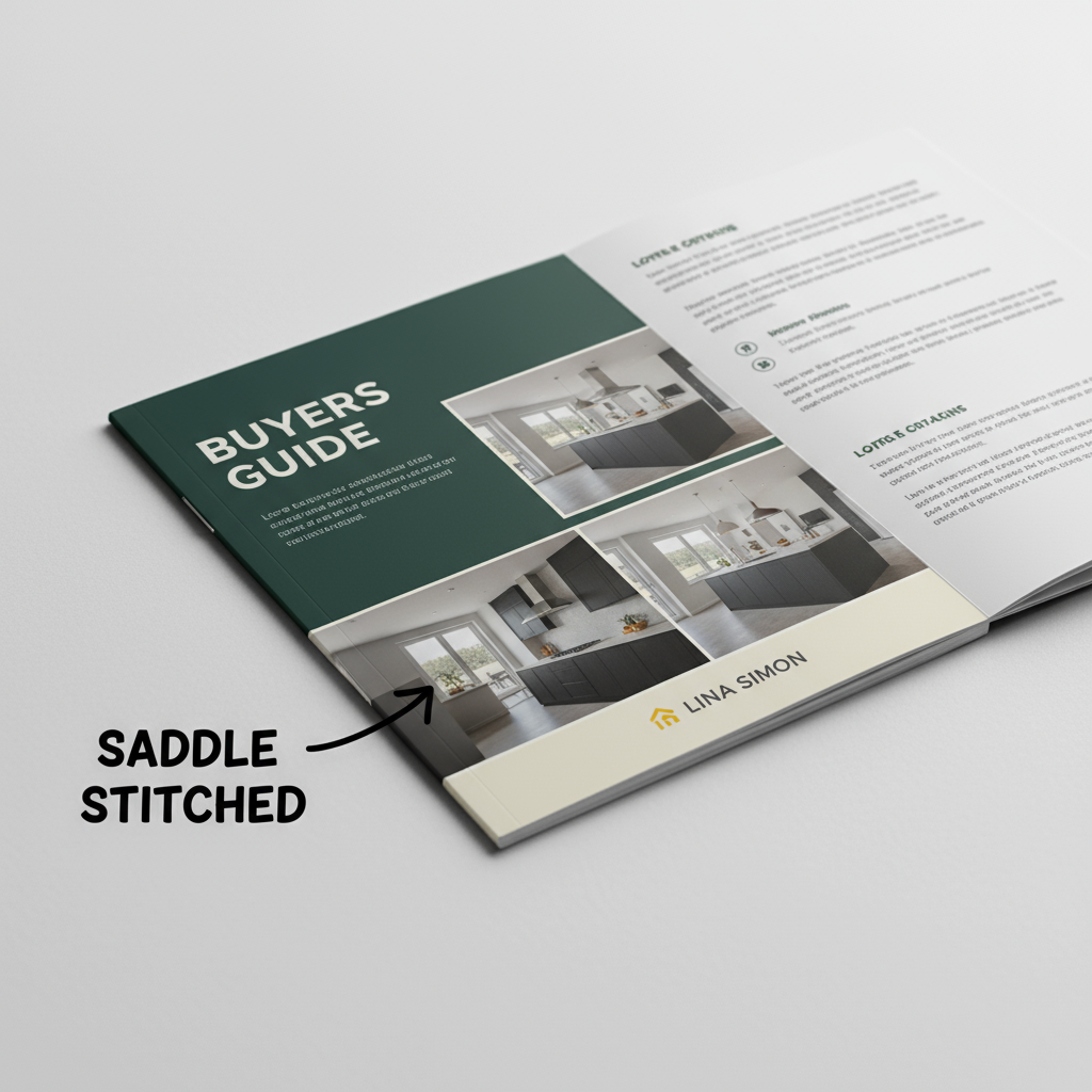 5.5 x 8.5 Saddle Stitch Booklet - View 2