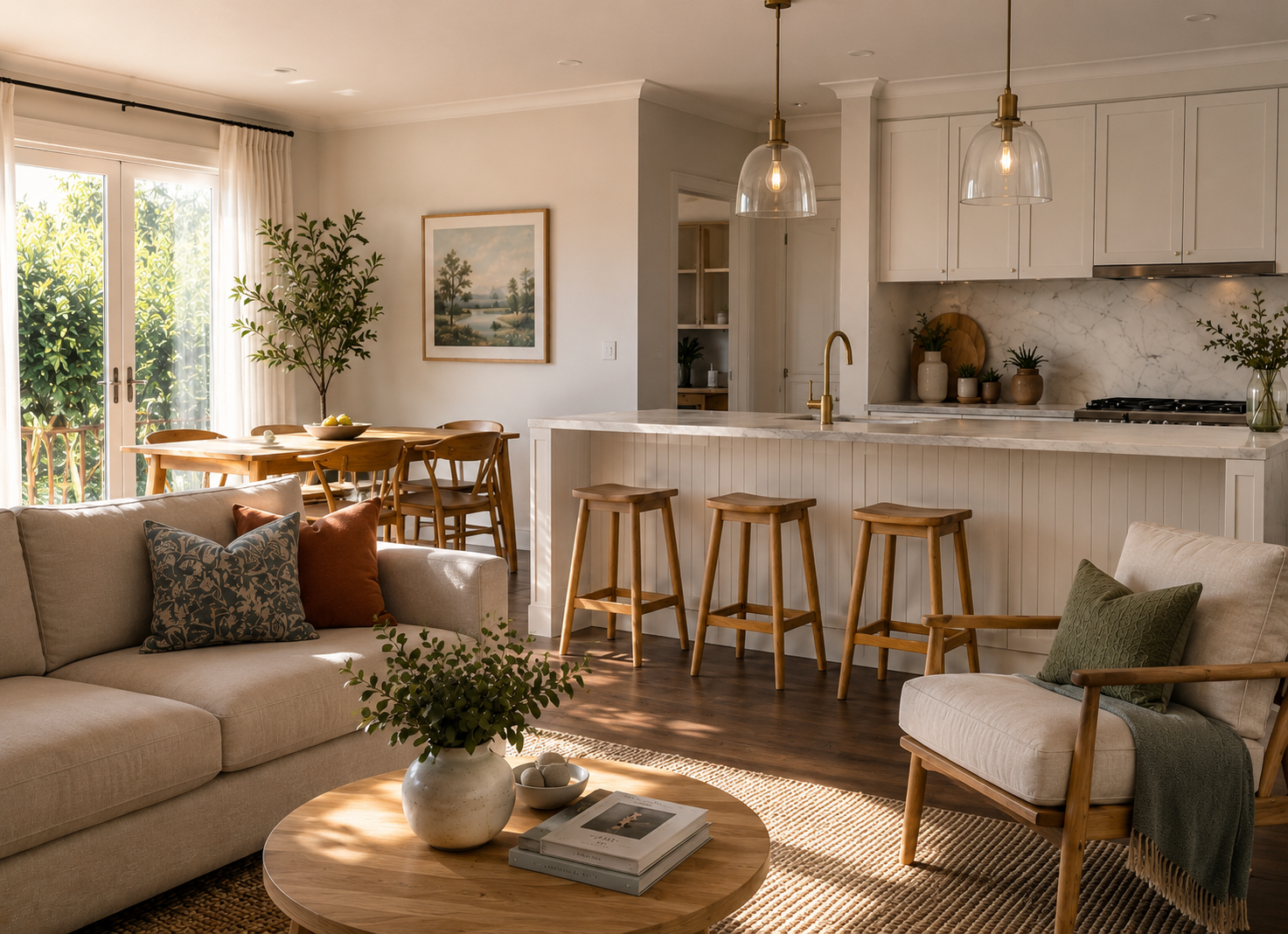 Bright modern Queensland home interior — buying with VIA Properties