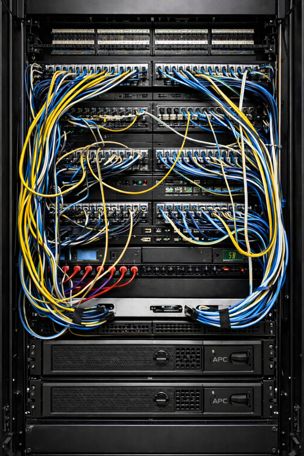Structured Cabling Upgrade before IT deployment Structured Cabling Upgrade - Before