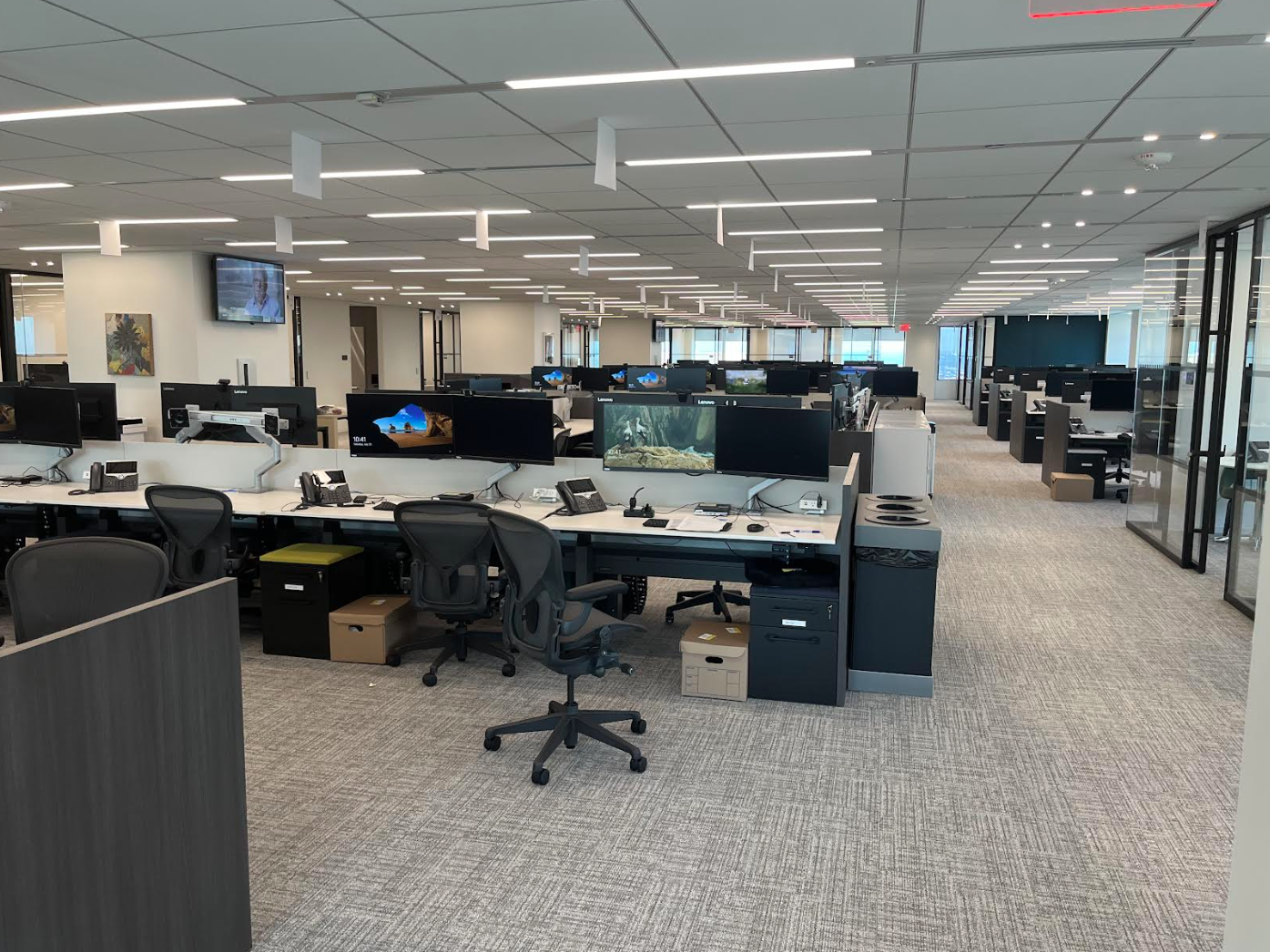 Office Workstation Rollout after IT deployment Office Workstation Rollout - After