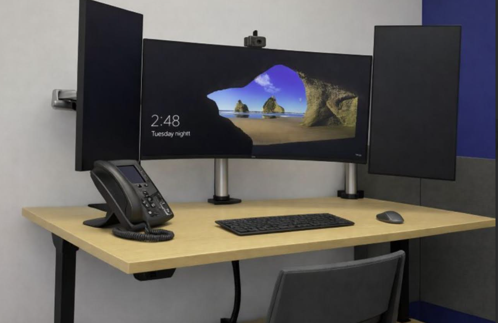 Deployment team executing on-site rollout Deployment team executing on-site rollout