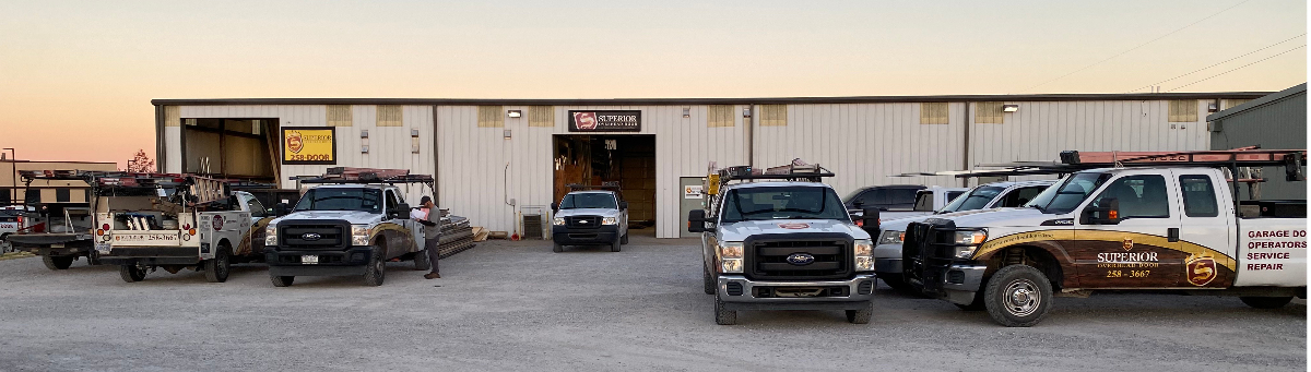 Superior Overhead Doors Building and Trucks