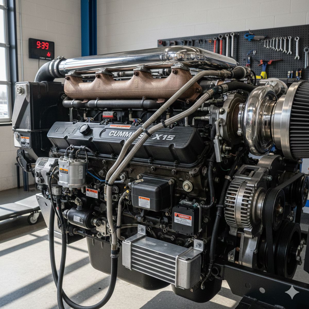 Heavy-duty truck engine