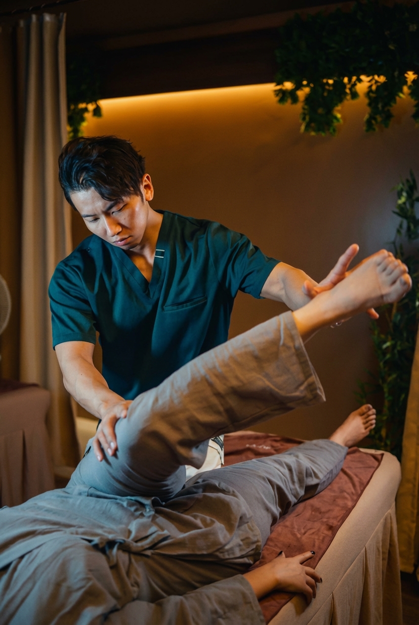 Japanese Shiatsu Massage Session at Dr.massage