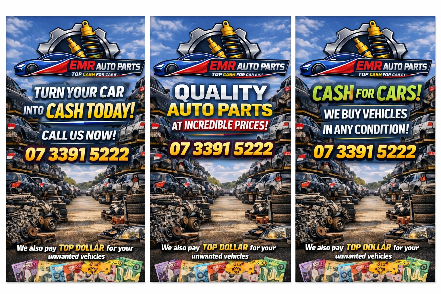 EMR Auto Parts — Sell Your Car