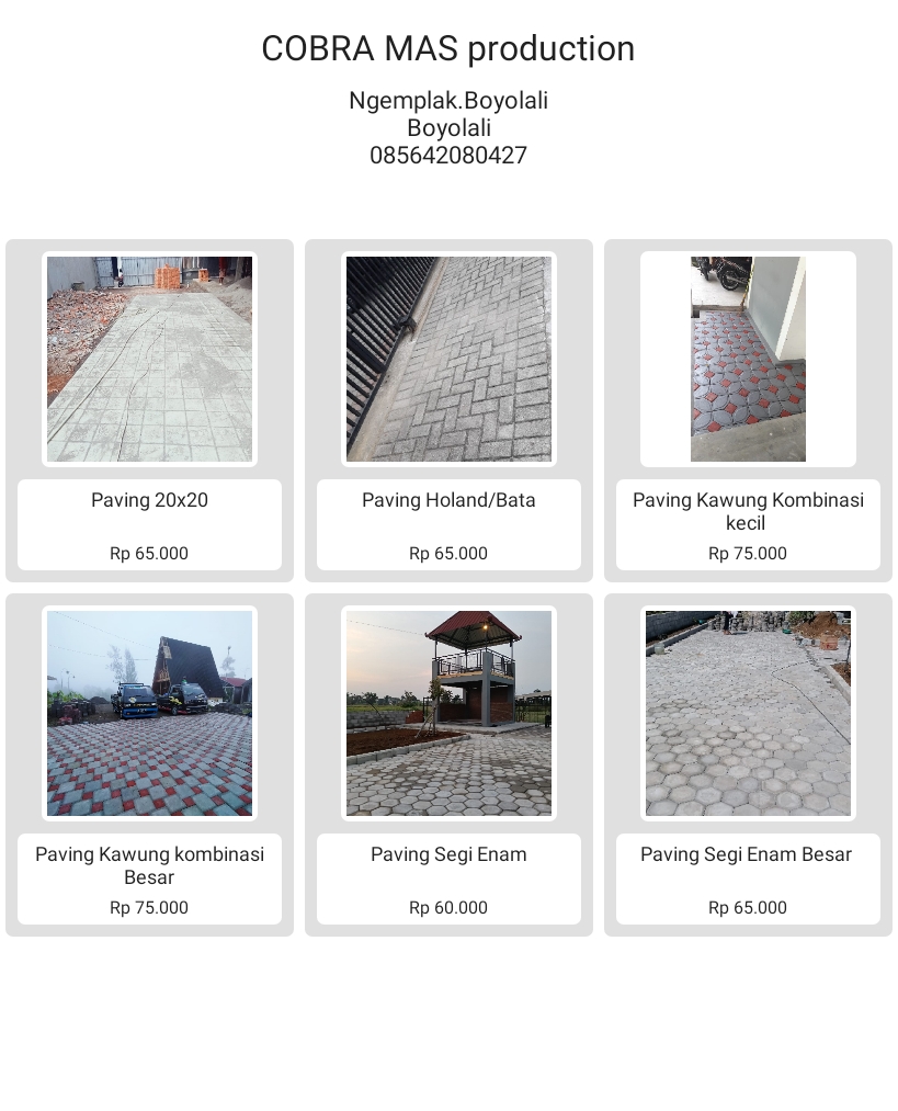 Paving Block