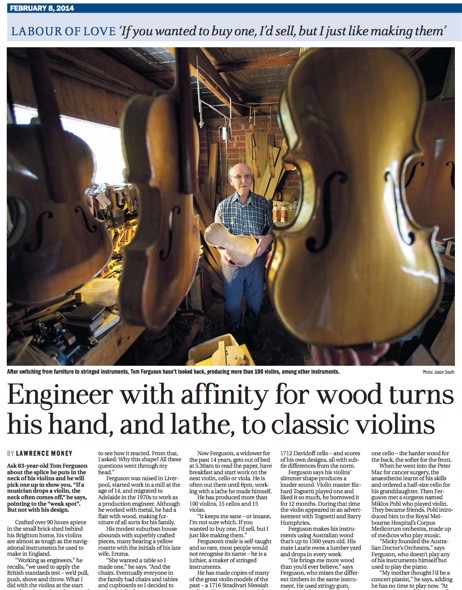 Tom Ferguson — Luthier