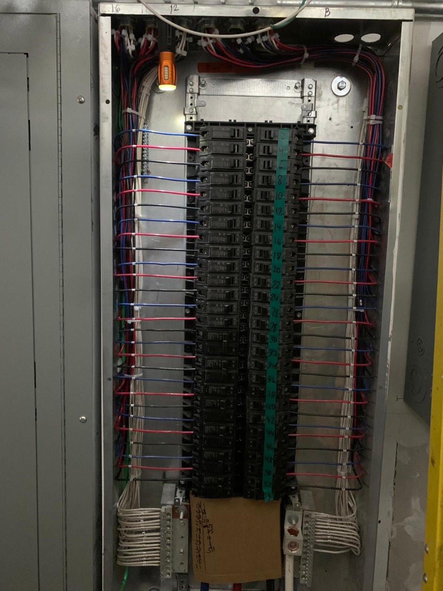 Large Commercial Panel – Multi-Circuit Installation