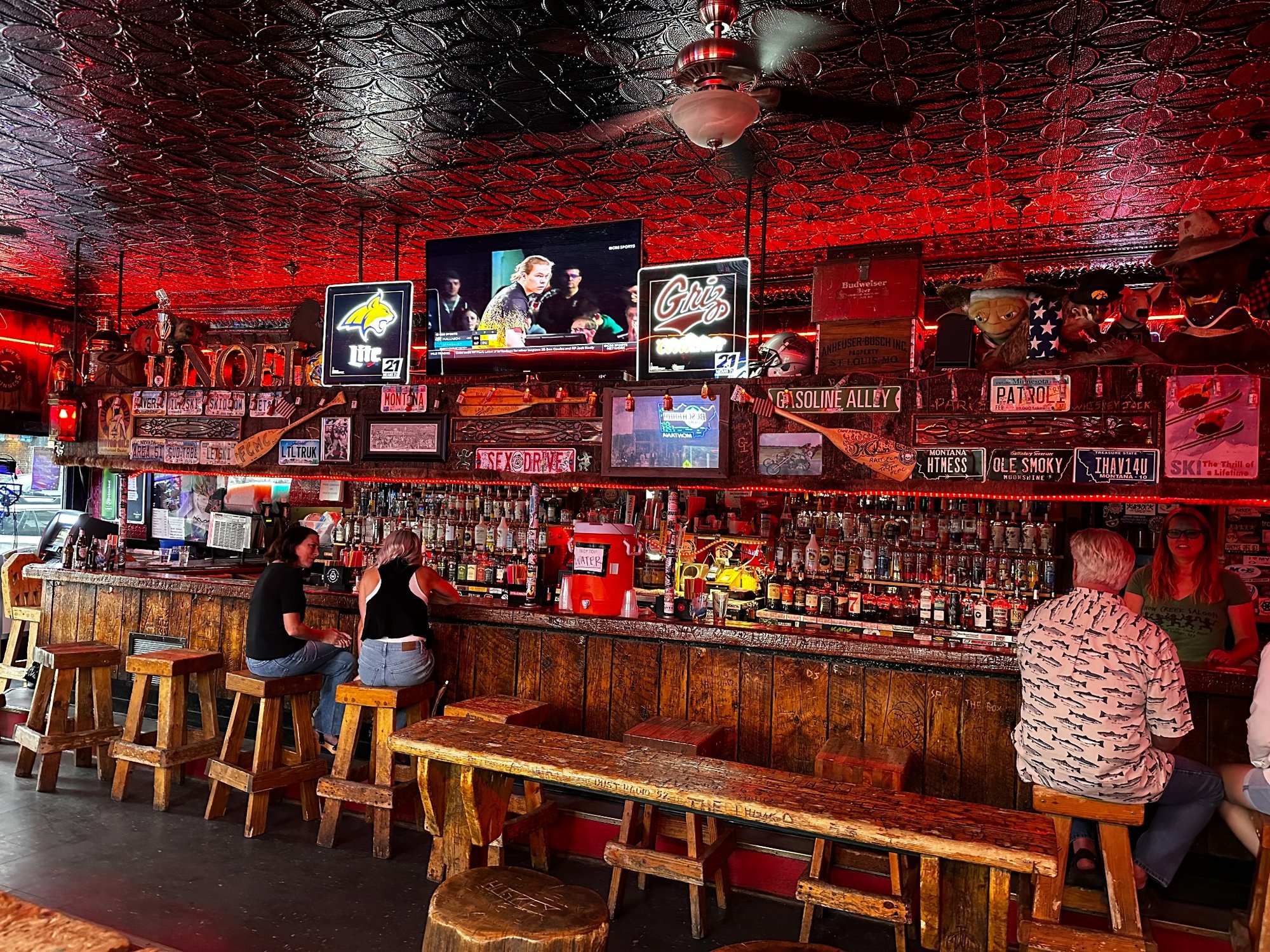 Cruising through pristine alpine wilderness