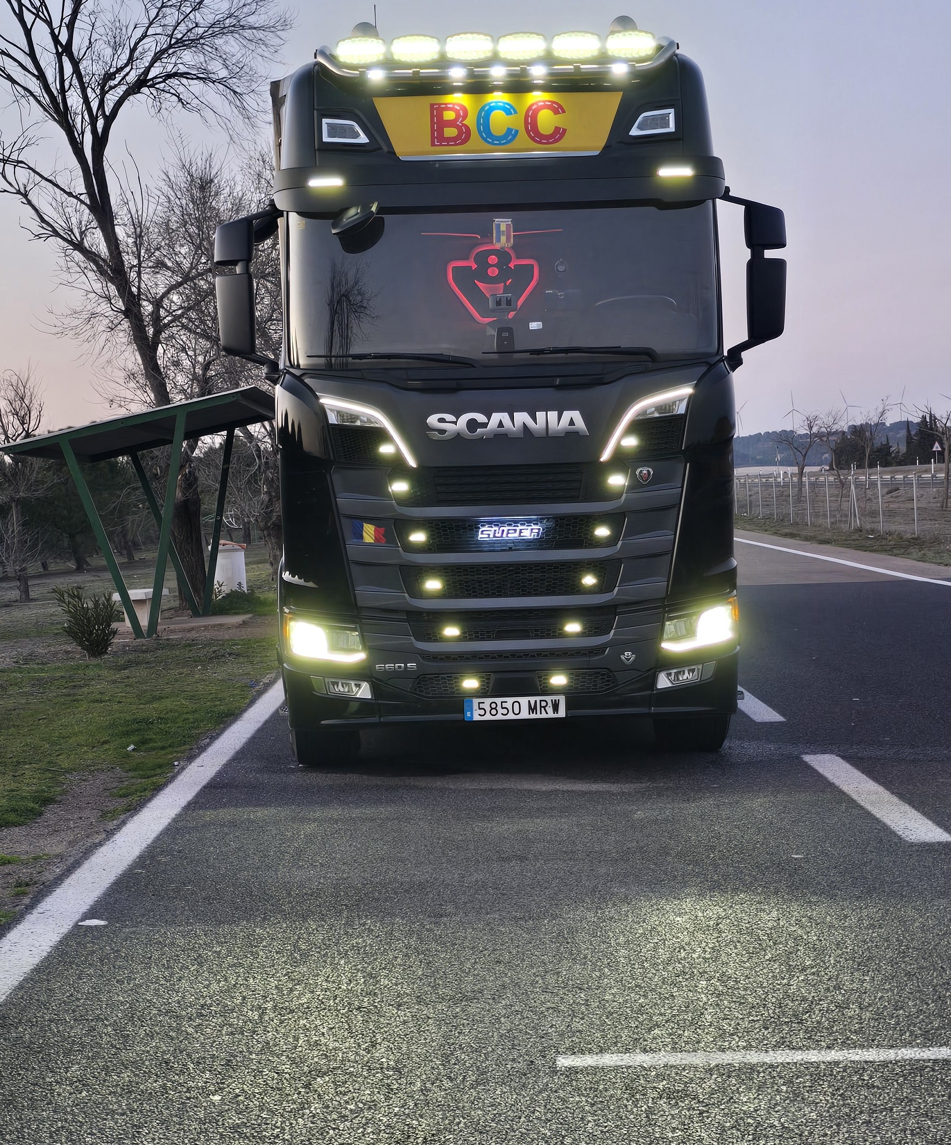 Camión en carretera europea - Manjuli