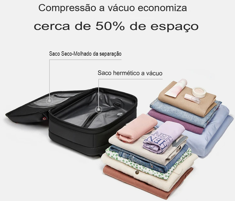 Interior organizado da Bagtron