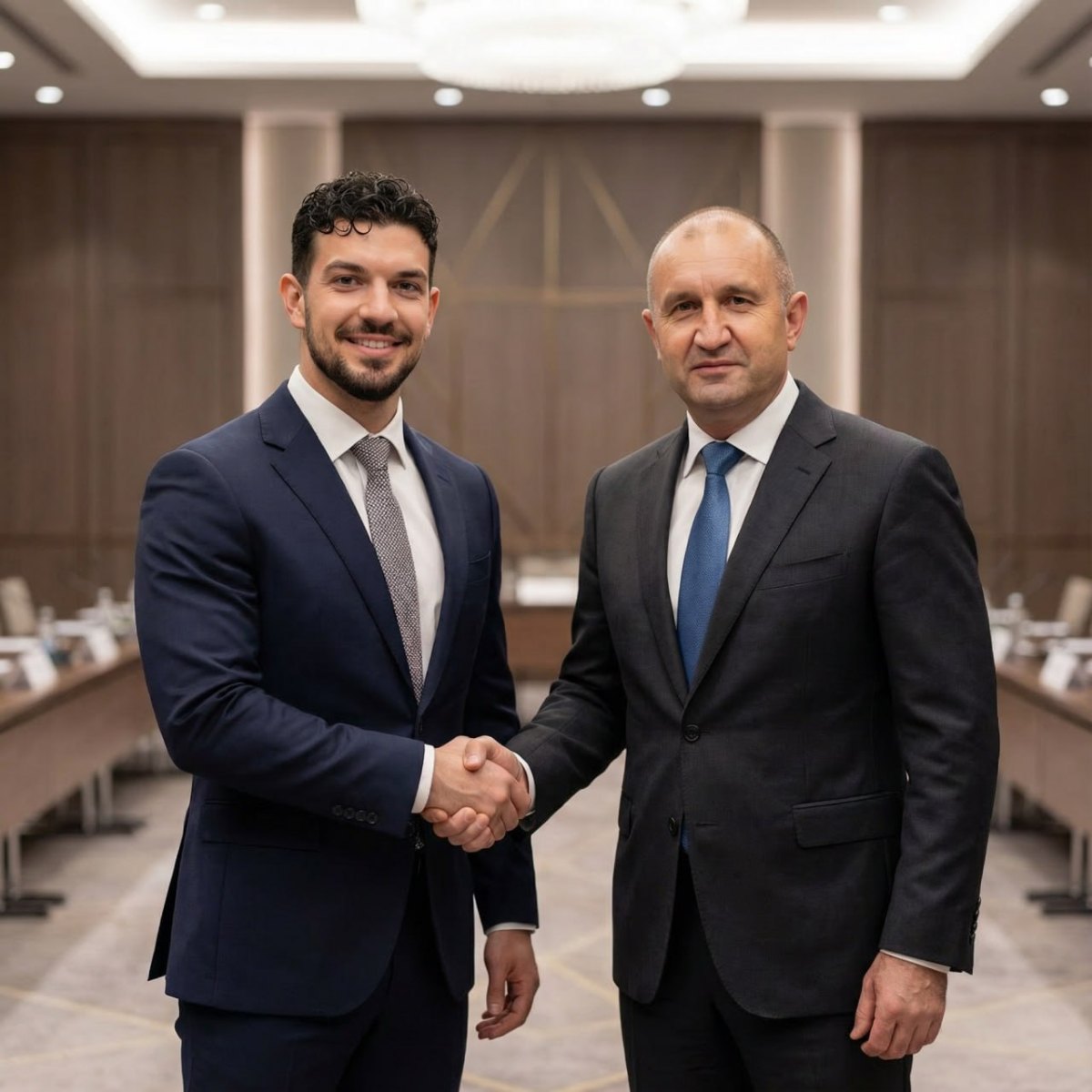 Стефан Минчев — деловая встреча